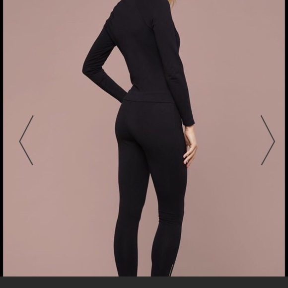 BEBE LOGO ZIP UP JUMPSUIT - Picture 2 of 5